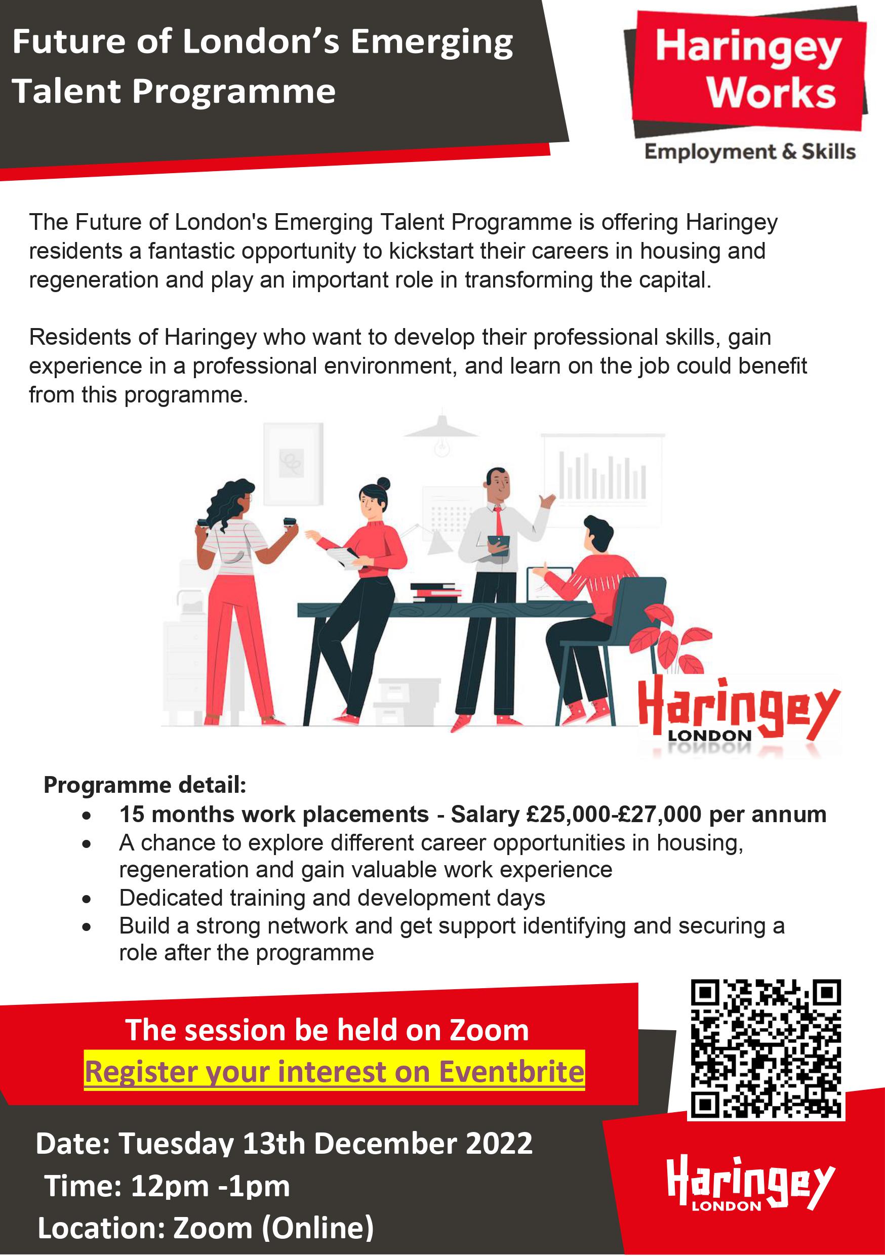 Future of London Emerging Talent Programme Image